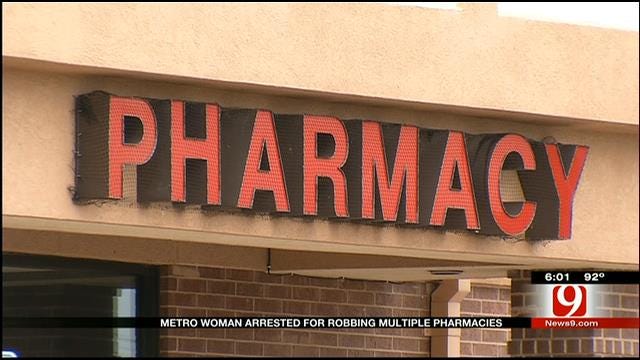Metro Woman Arrested For Robbing Multiple Pharmacies