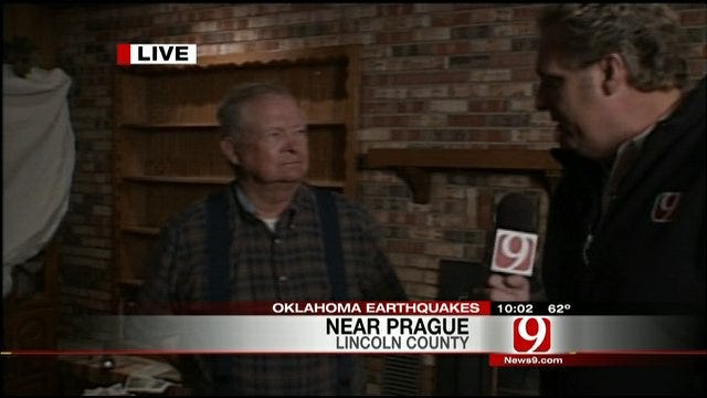 Kelly Ogle Talks To Earthquake Victims
