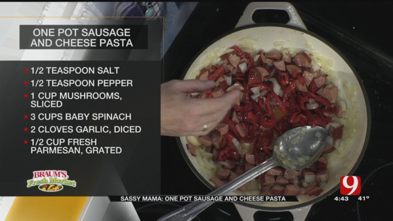 One Pot Sausage and Cheese Pasta