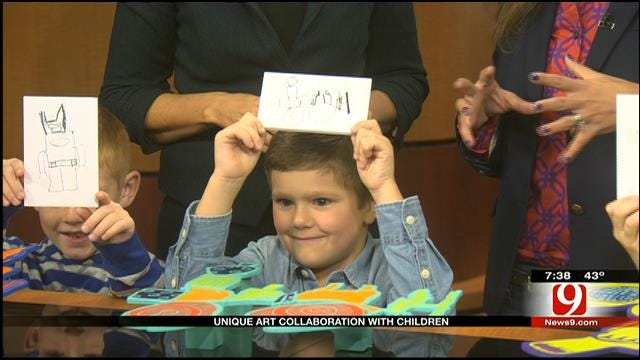 OK Artist Teams Up With Children To Create Special Art