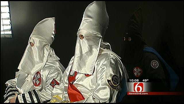 Oklahoma KKK Says They're Not Promoting Hate