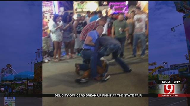 Off-Duty Del City Officers Take Down Man With Gun At State Fair