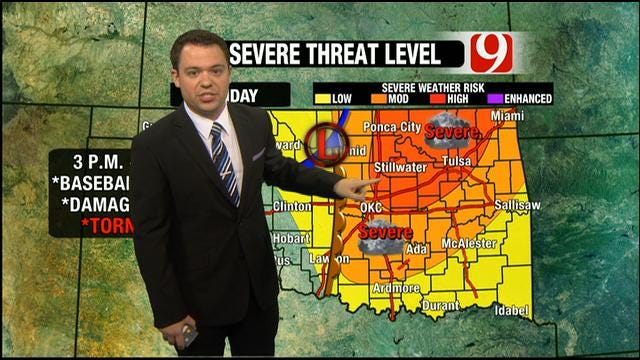 Severe Weather Threat In Oklahoma Sunday