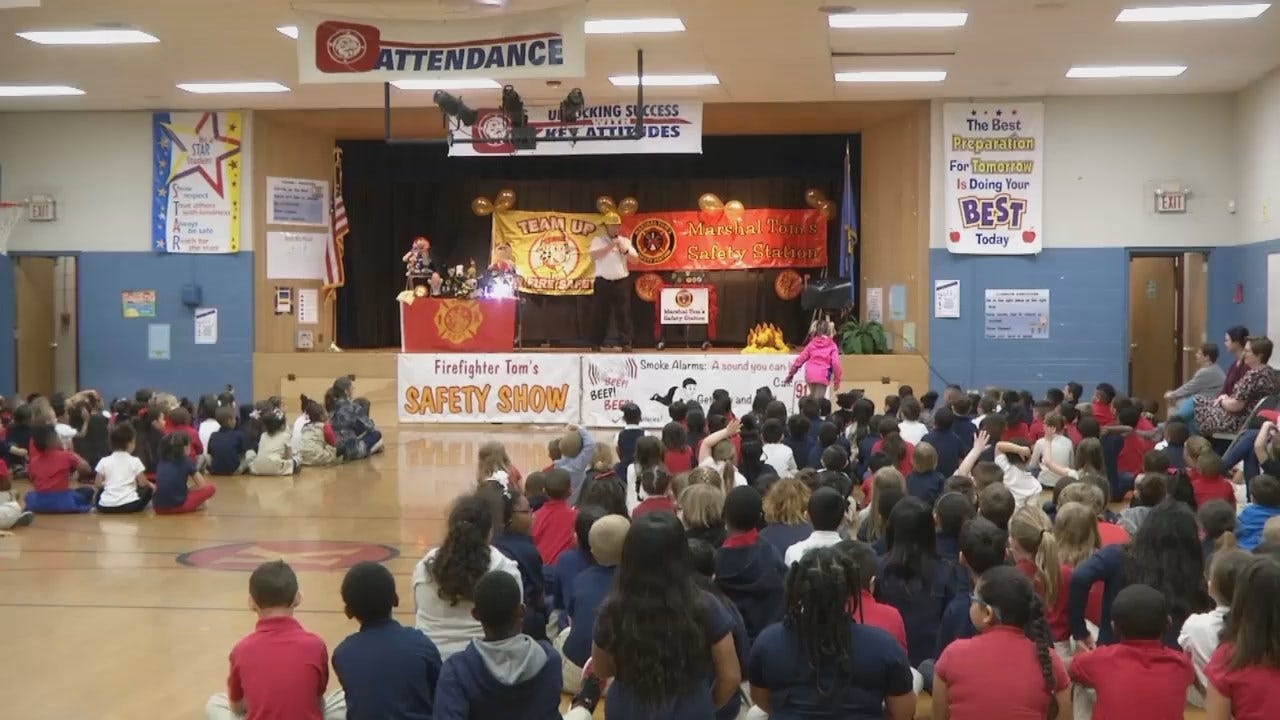 WEB EXTRA: Video From 'Huffy, The Clown' Fire Safety Program