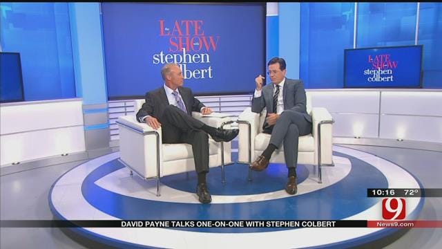 David Payne Talks One On One With Stephen Colbert