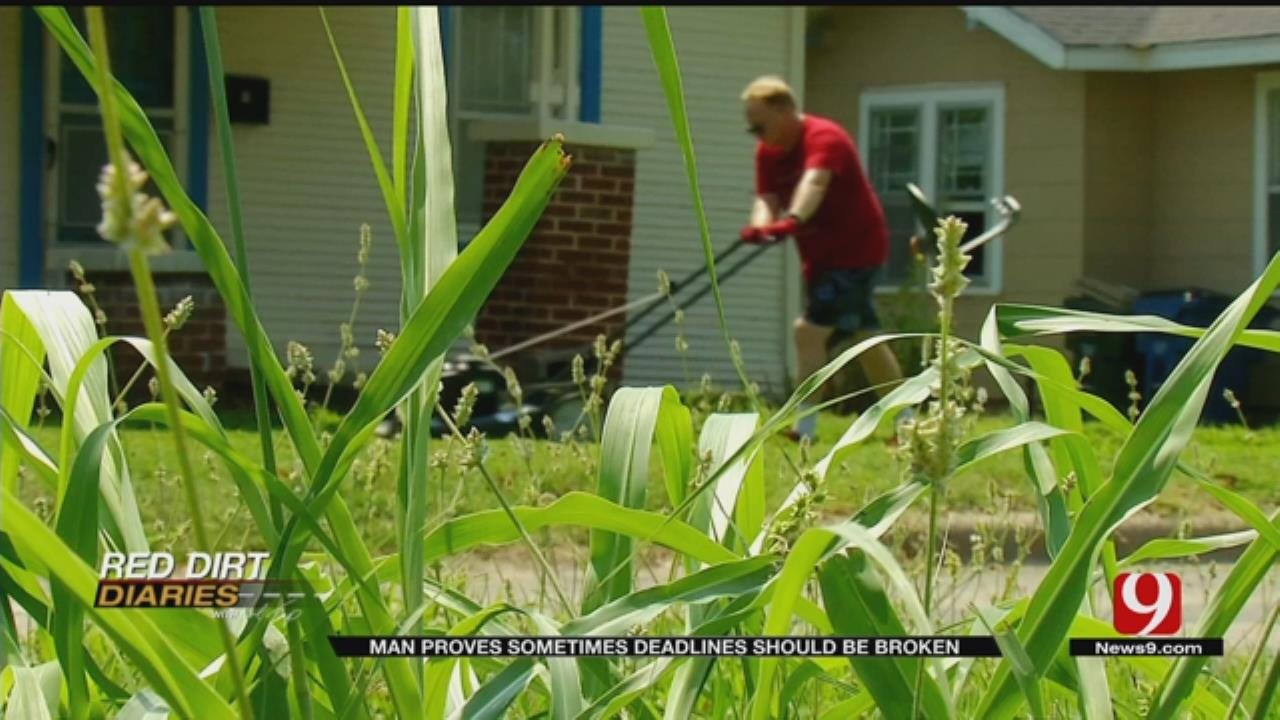 Red Dirt Diaries: Chickasha Man Cuts Grass For Free