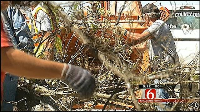 Nowata County Residents Clear Wreckage From Deadly Storm