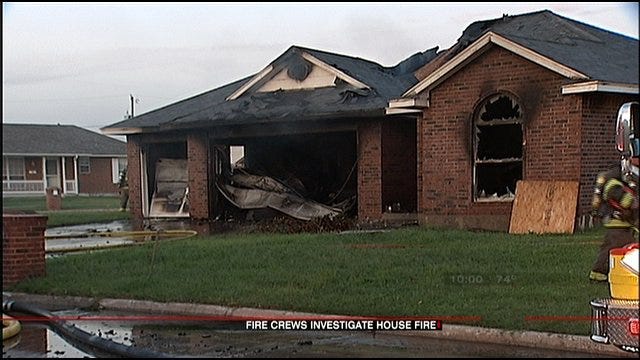Moore Homeowner Arrested After House Fire