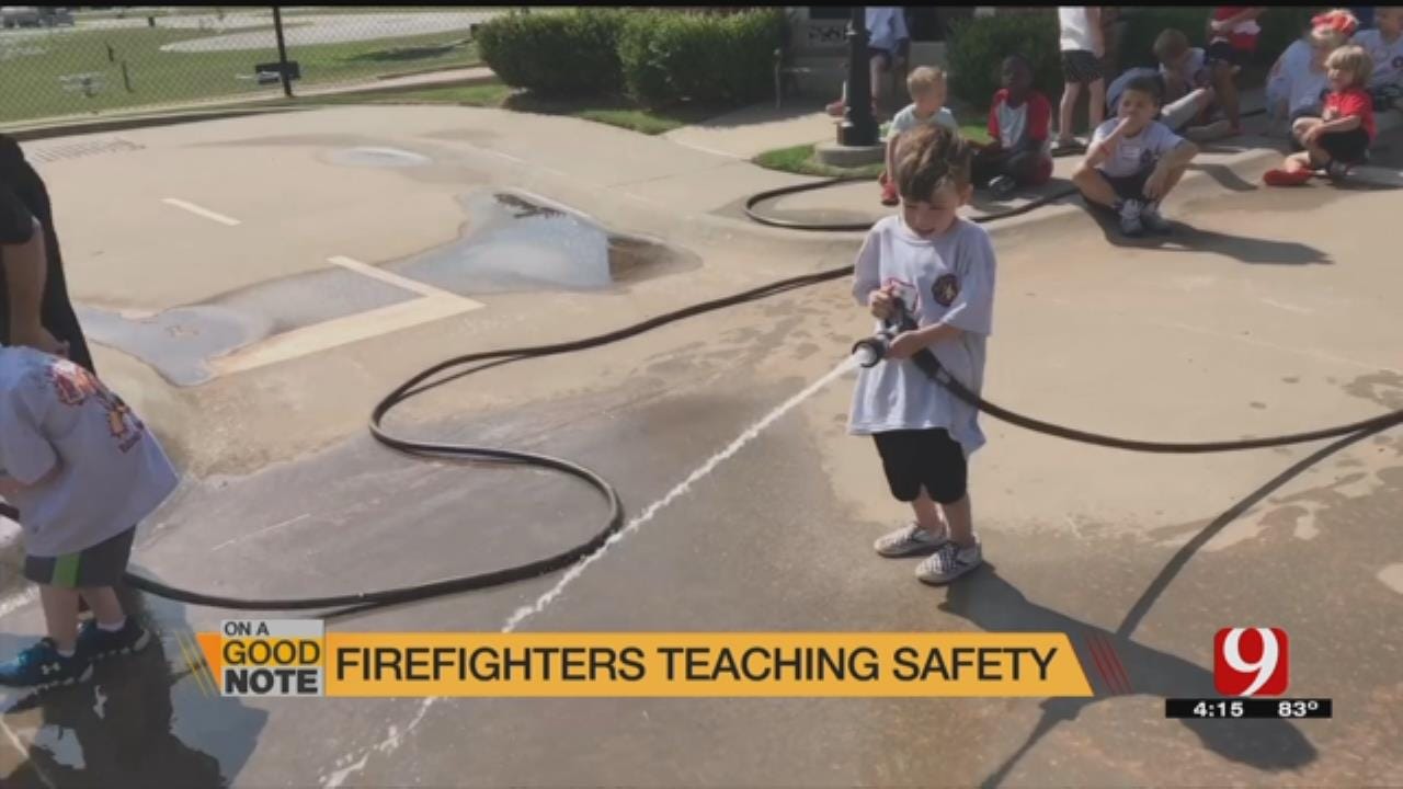 GOOD NOTE: Edmond Fire Department Teaches Kids About Fire Safety