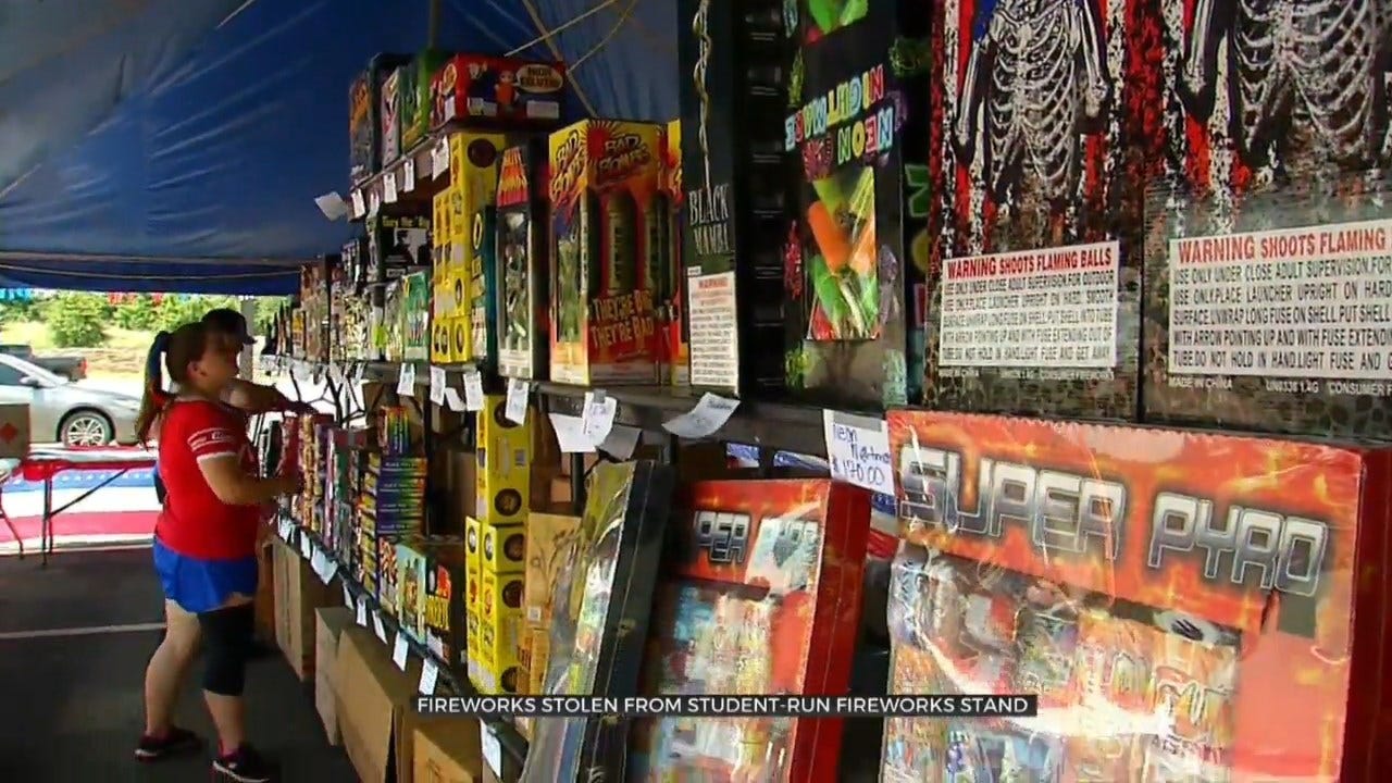 Fireworks Stolen From Cleveland Co. Student Run Fireworks Stand