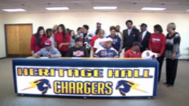 Heritage Hall Signing Day Ceremony
