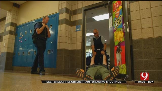 Deer Creek Firefighters, OCSO Train For Active Shooter Situations