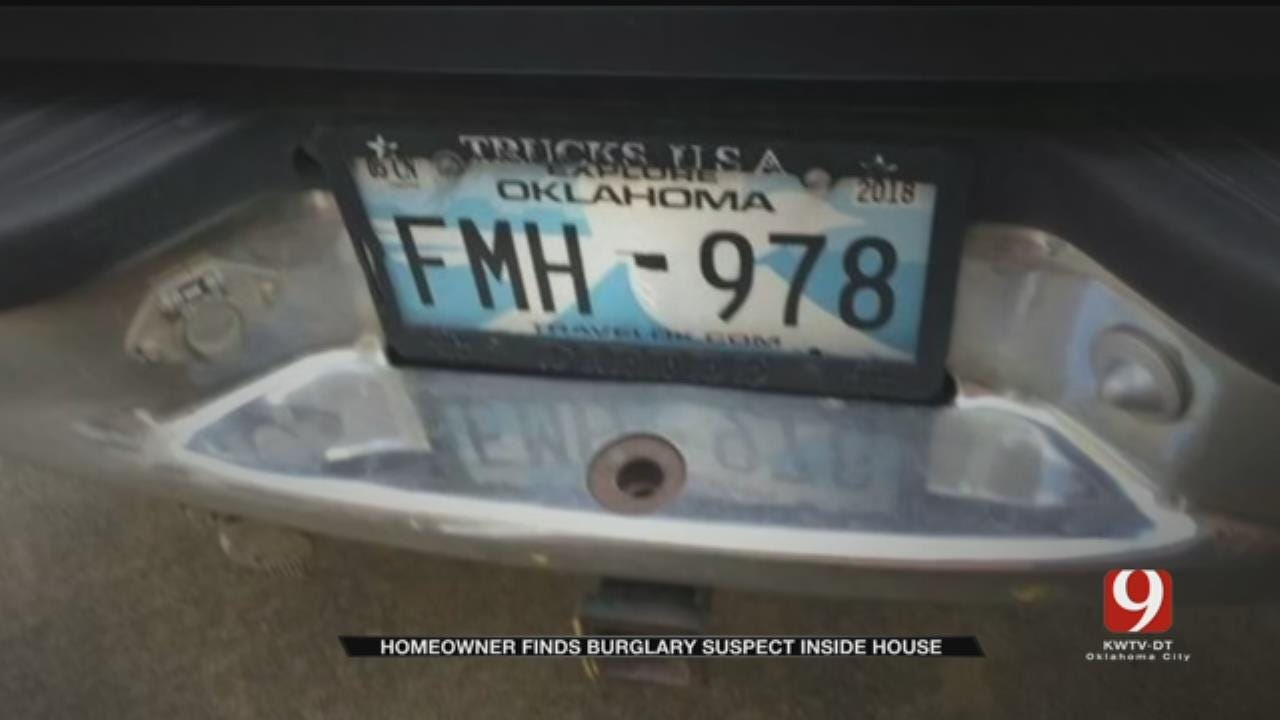 Resident Finds Burglary Suspect In NW OKC Home
