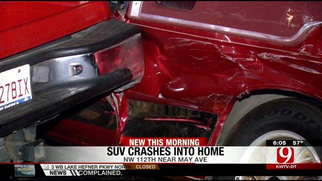 Driver Arrested After Crashing Into NW OKC Home