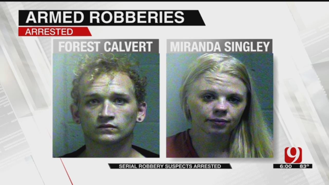 Couple Arrested In Series Of Armed Robberies Across OKC Metro