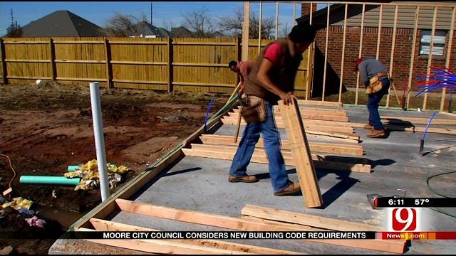 Moore City Council Votes On New Building Codes