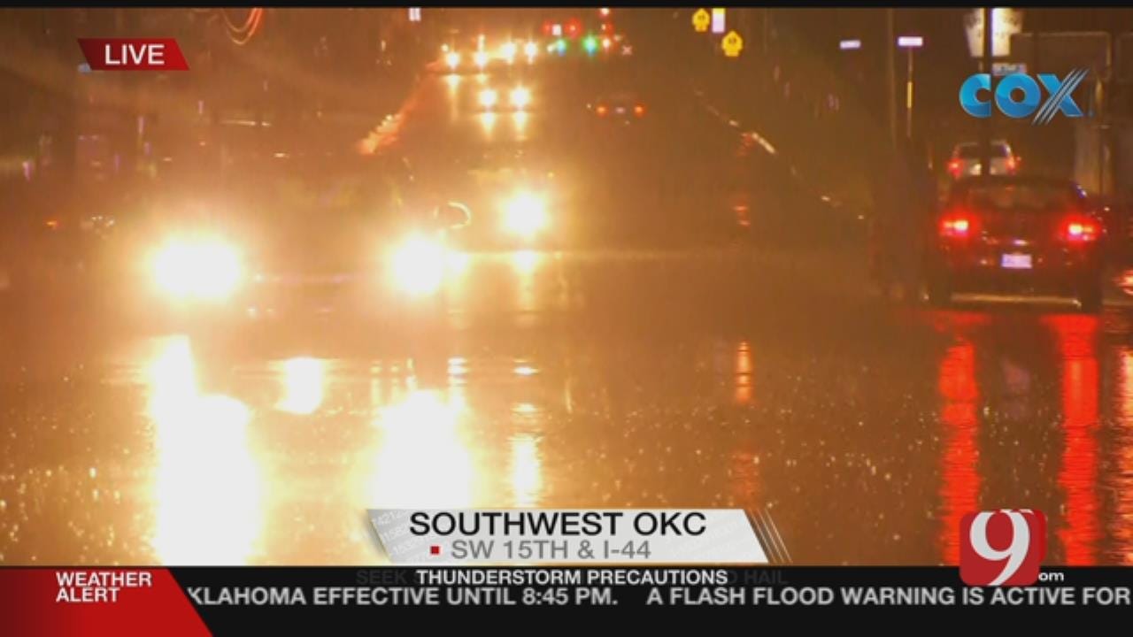 Watch Water Rescues Near SW 29th, May In Oklahoma City