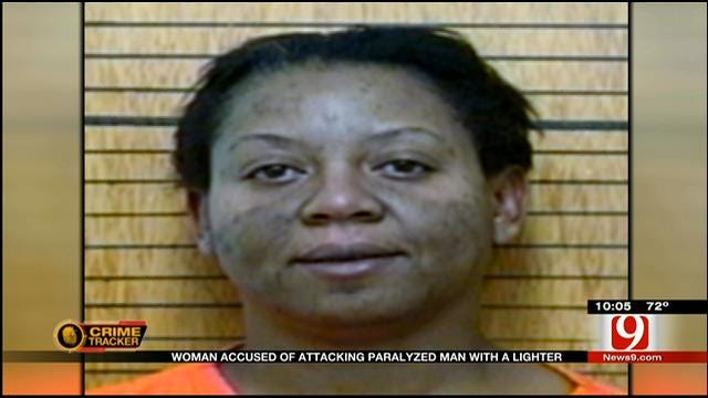 Chickasha Woman Accused Of Attacking Paralyzed Man With A Lighter