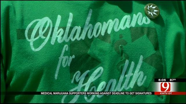 Medical Marijuana Supporters Working Against Deadline To Get Signatures