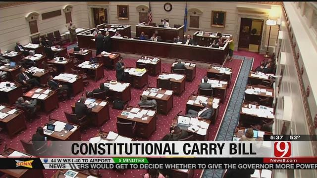 Bill Allowing Open Carry Without Training Passes Oklahoma Senate
