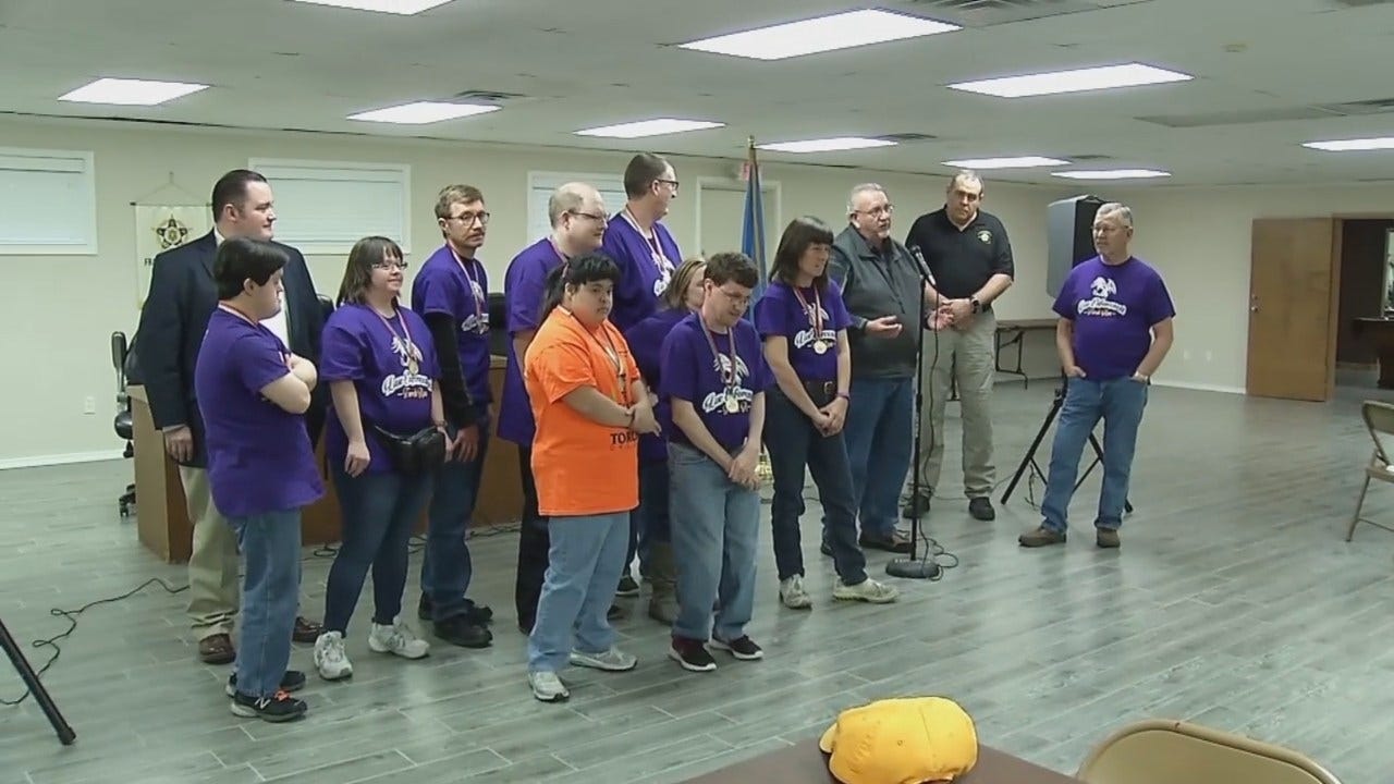 WEB EXTRA: Video Of Tulsa FOP Special Olympic Check Presentation