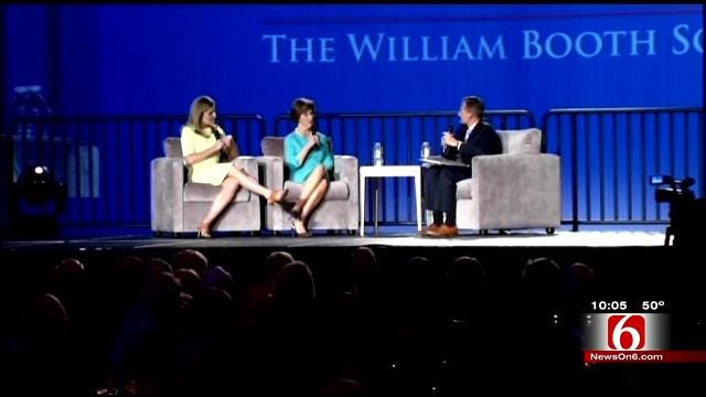 Former First Lady, Daughter Speak At Tulsa Salvation Army Fundraiser