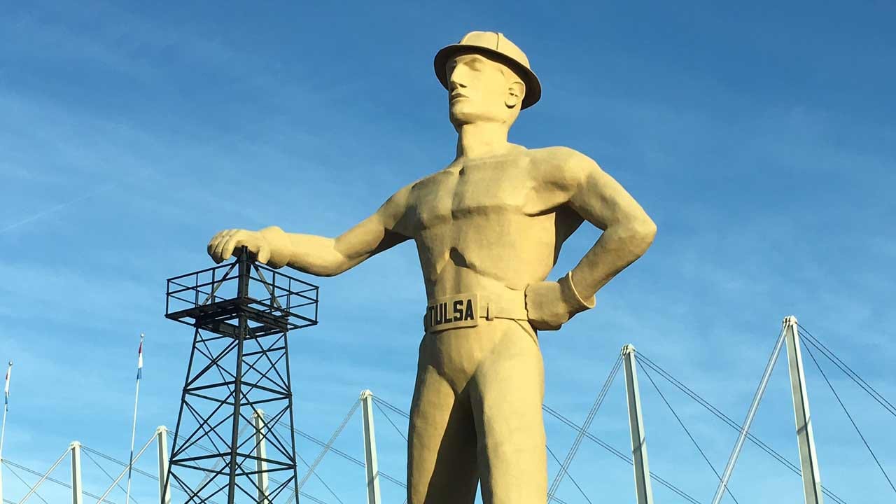 Emory Bryan Reports On The Golden Driller's Big Birthday Party