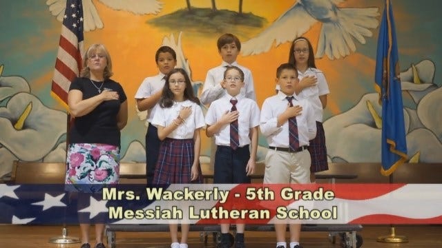 Mrs. Wackerly's 5th Grade Class at Messiah Lutheran School