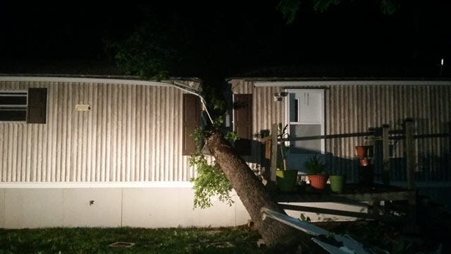 Wind Knocks Down Trees, Causes Power Outages Around Tulsa
