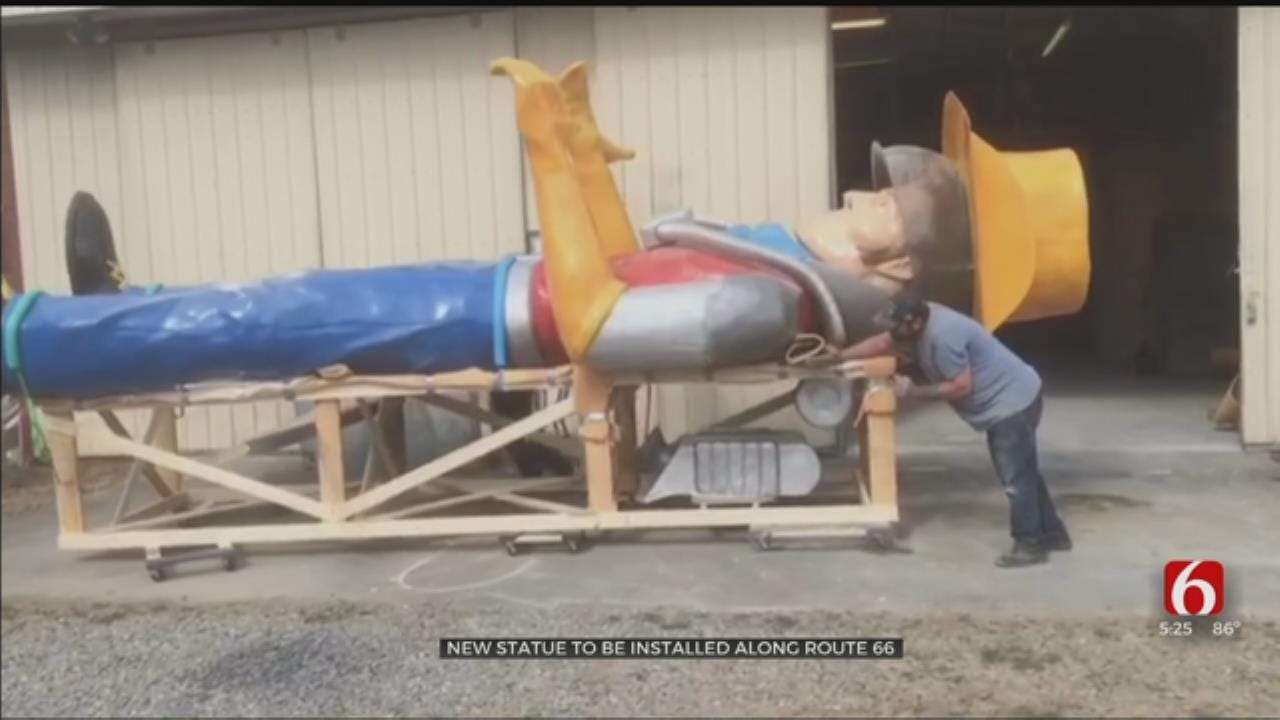 Giant Space Cowboy Statue Coming To Route 66 In Tulsa