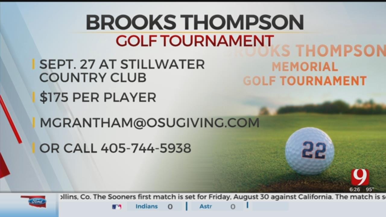 Brooks Thompson Golf Tournament Set For September In Stillwater