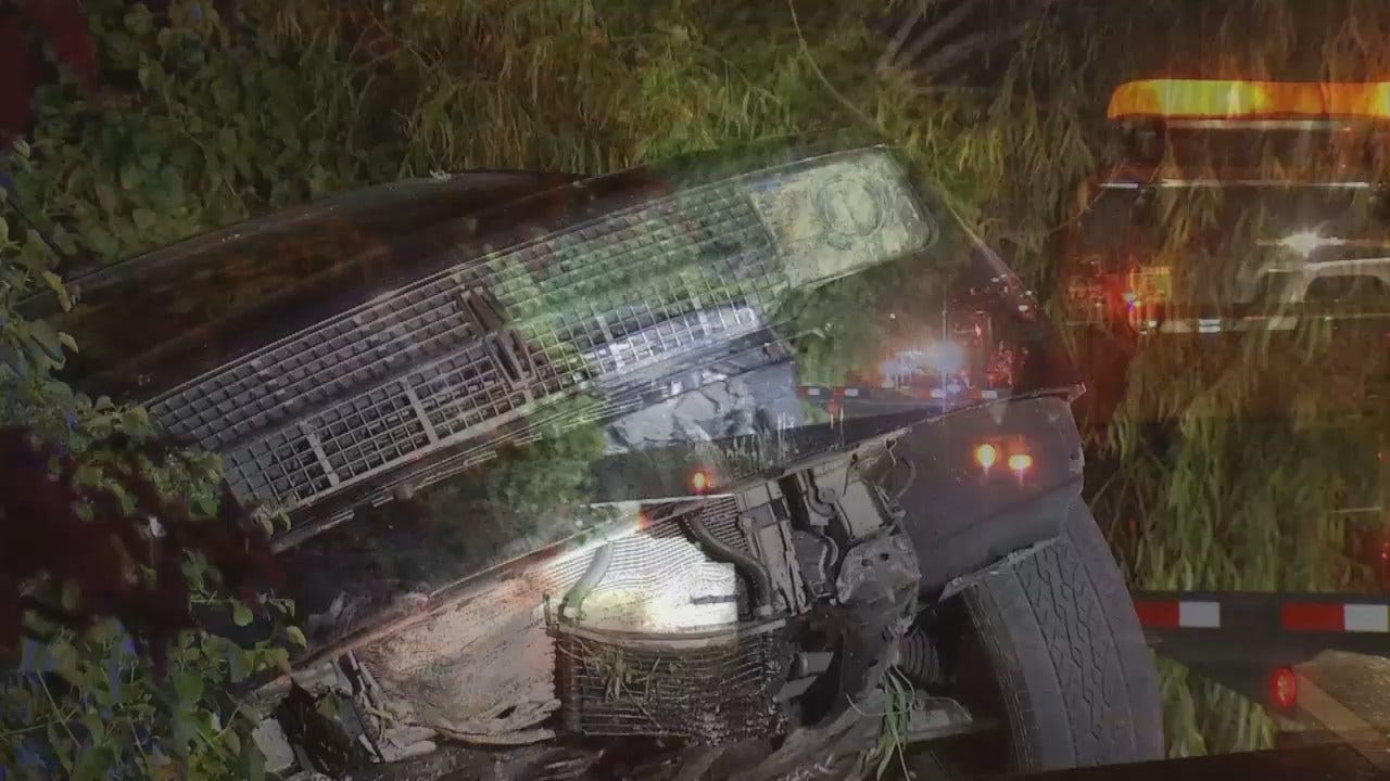 WEB EXTRA: Video From Scene Of Tulsa Crash On I-44