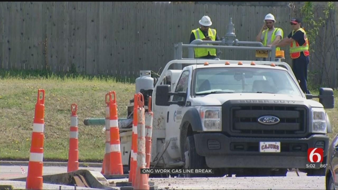 Contractor Hits Gas Line In Bartlesville