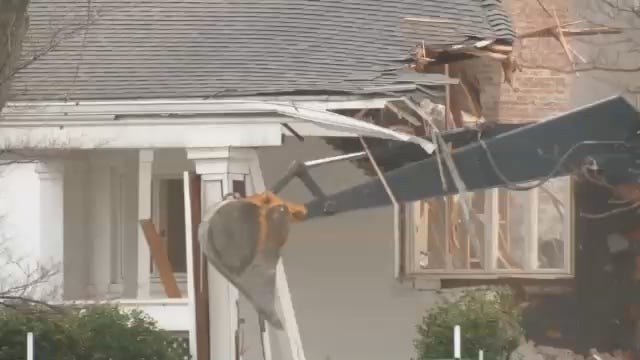WEB EXTRA: Tulsa's Blair Mansion Demolished