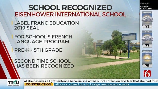 French Ministry Of Foreign Affairs Recognizes Tulsa School