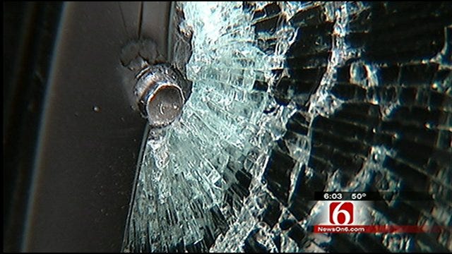 Mystery Bullet Strikes Tulsa Man's Truck While He Was Driving