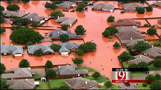 Creekside OKC Homeowners Worried Debris Could Cause Flooding