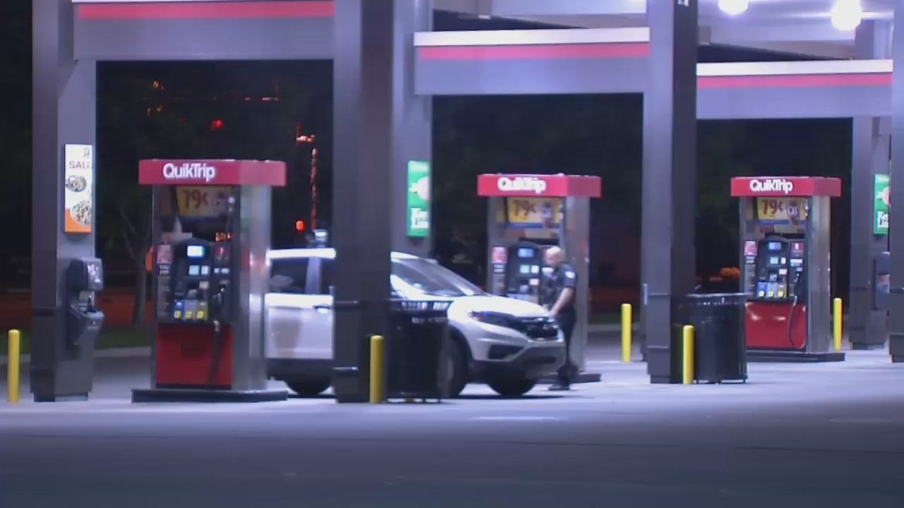 WEB EXTRA: Video From Scene Of QuikTrip Armed Robbery At 41st And Garnett