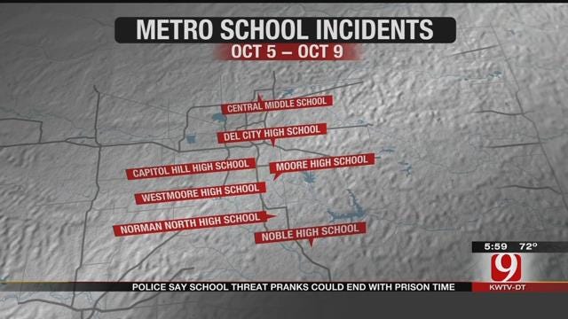 Metro Police Say School Threat Pranks Could End With Prison Time