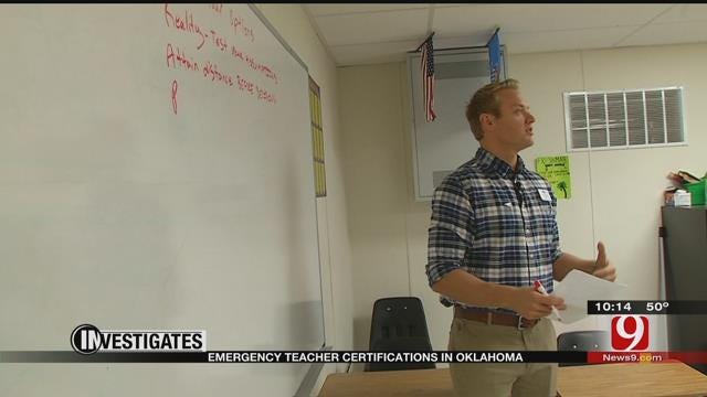 9 Investigates: Emergency Teacher Certifications Increasing In Oklahoma