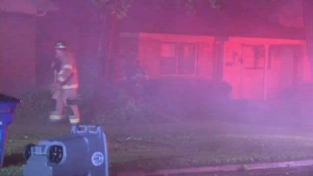 WEB EXTRA: Video From Scene Of A Tulsa House Fire