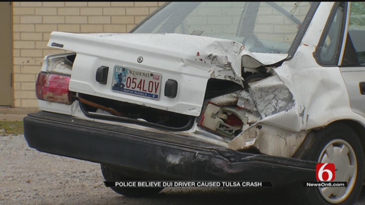 TPD: Driver Suspected Of DUI Rear-Ends Vehicle Which Crashes Into Building