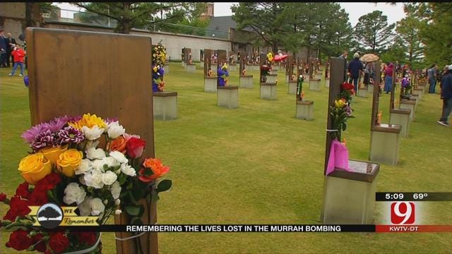 21 Years Later: Ceremony Held To Remember Victims Of Murrah Building Bombing