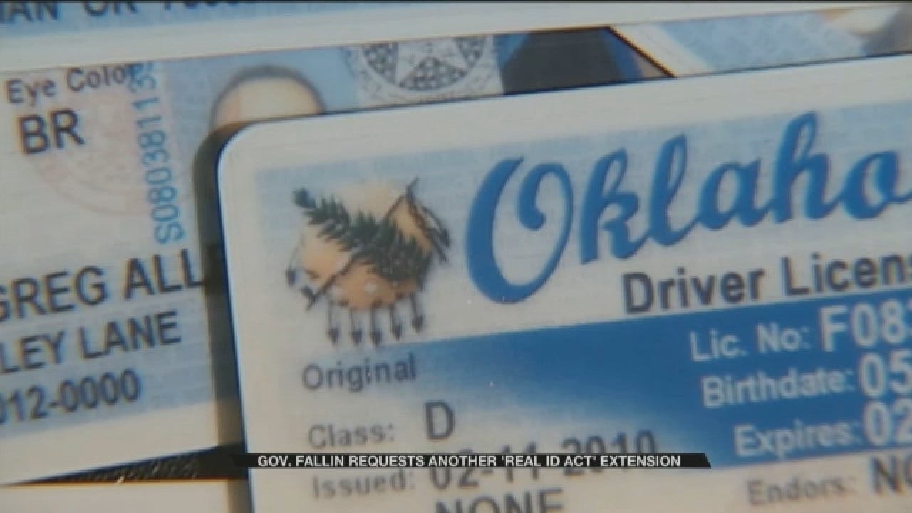 Gov. Fallin Requests Another ‘Real ID Act’ Extension