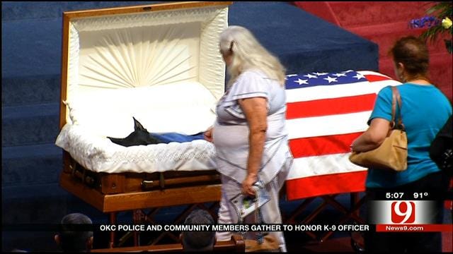 OKC Police K-9 Killed In Line Of Duty Laid To Rest