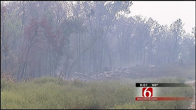 Fire Contained, But Smoke Still Hangs Over Green Country