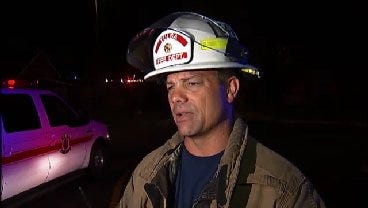 WEB EXTRA: Tulsa Fire District Chief Stacy Bell Talks About Apartment Fire