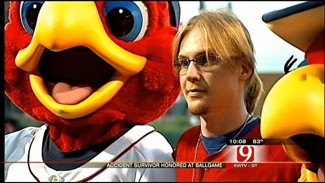 College Student Honored At RedHawks Game