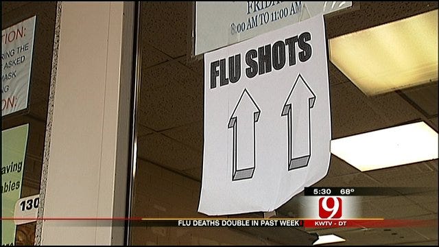 Flu Cases, Deaths On The Rise In Oklahoma