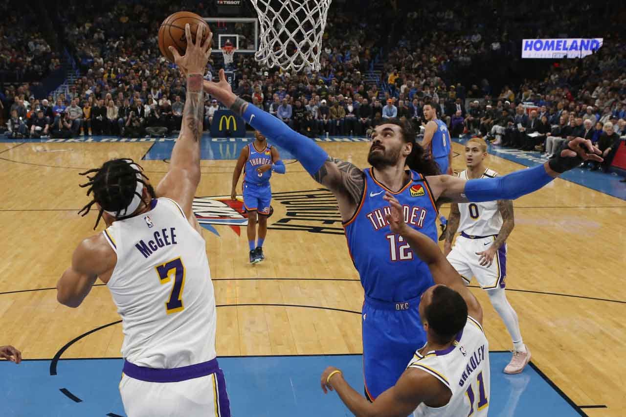 Thunder Defeated By Lakers Saturday In OKC